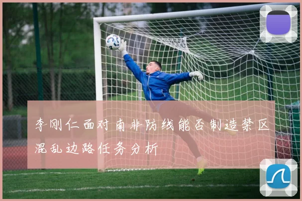 李刚仁面对南非防线能否制造禁区混乱边路任务分析